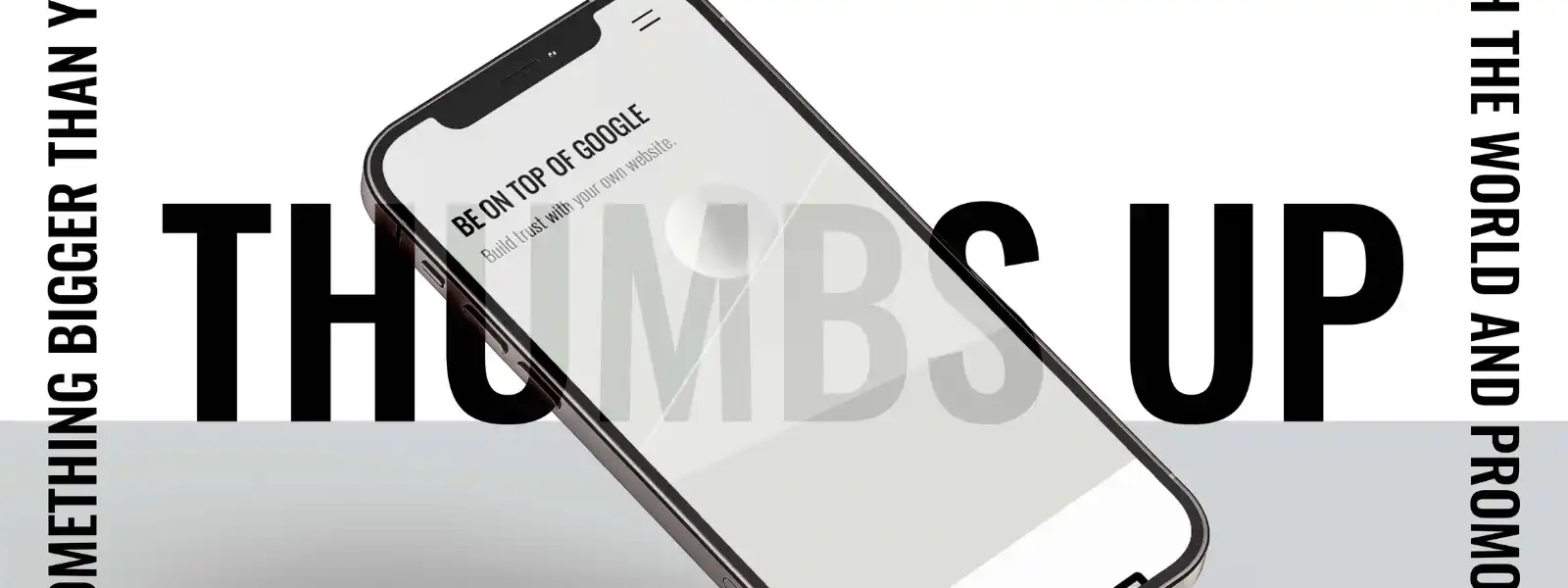 instagram post of thumbs up studio for website promotion
